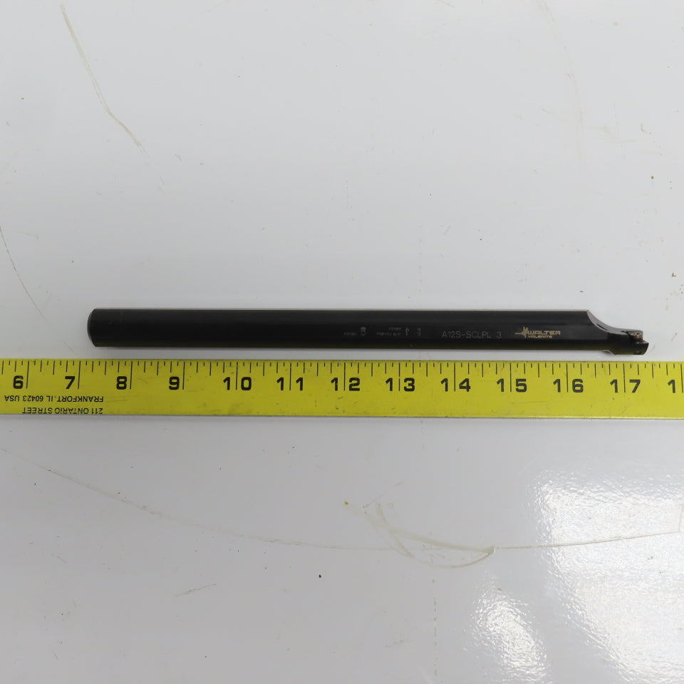 Walter-Valenite A12S-SCLPL 3 Indexable Boring Bar 0.748" Shank 9" Shank Length