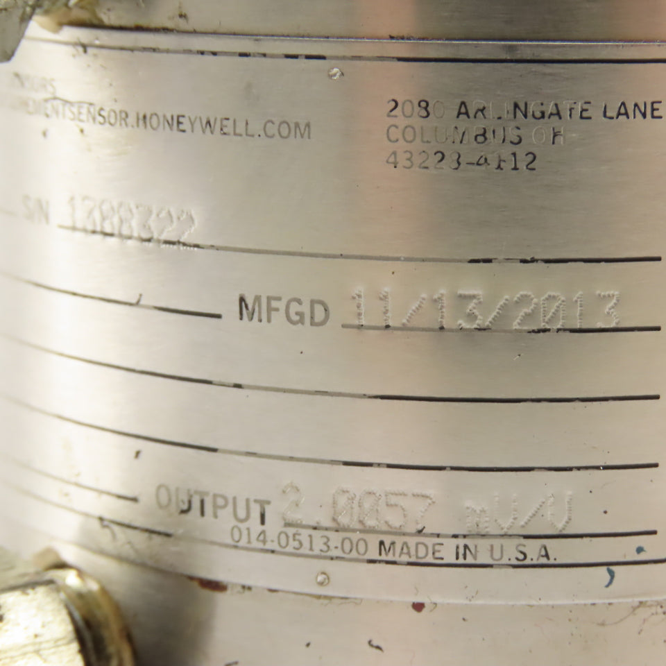 Honeywell 060-0741-03ZD 10VDC Pressure Transducer 50 PSID 1/8NPT