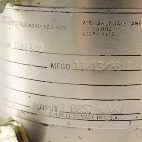 Honeywell 060-0741-03ZD 10VDC Pressure Transducer 50 PSID 1/8NPT