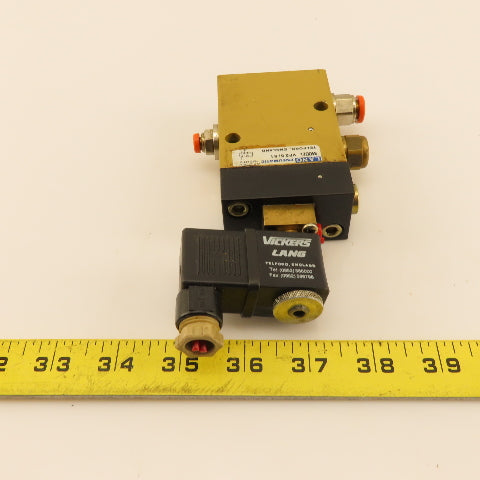 Lang Pneumatic VP2 5/51 2 Way Solenoid Operated Directional Valve 2-10Bar 24V