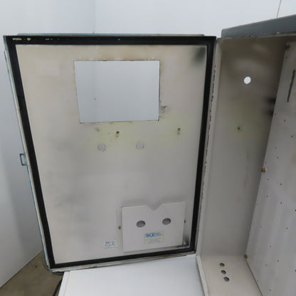 SEC Wall Mount Electrical Enclosure 42x30x10" W/Back Plate NEMA Type 12