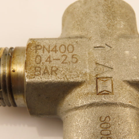 Schneider S005.50.221 0.4-2.5Bar Stainless Steel Pressure Gauge Protector 1/2"