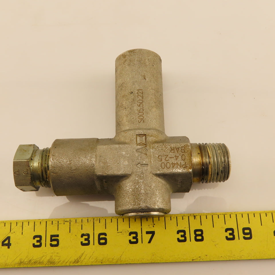 Schneider S005.50.221 0.4-2.5Bar Stainless Steel Pressure Gauge Protector 1/2"