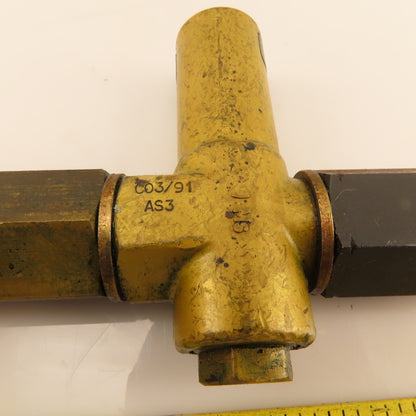 Schneider Brass Over Pressure Gauge Protector G1/2 5-25 Bar