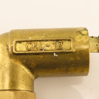 Chiyoda CKL-12 12mm Push To Connect Vacuum Compatible Elbow 90° R1/2 Male