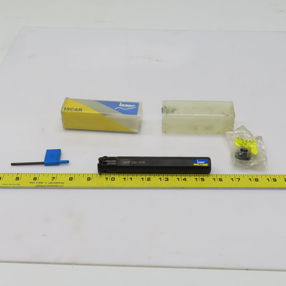 Iscar GHIR 25C-510 Grooving & Turning Boring Bar Coolant Through