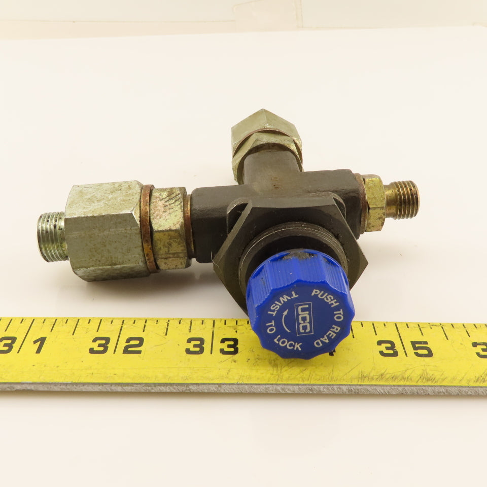 3 Way Over Pressure Gauge Protector Push To Read Valve G3/8
