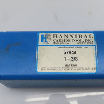 Hannibal 57844 1-3/8" OD Carbide Tipped Radial Drive Counterbore 9/16" 4 Flute