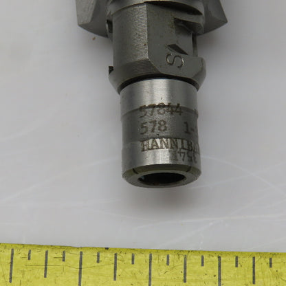 Hannibal 57844 1-3/8" OD Carbide Tipped Radial Drive Counterbore 9/16" 4 Flute