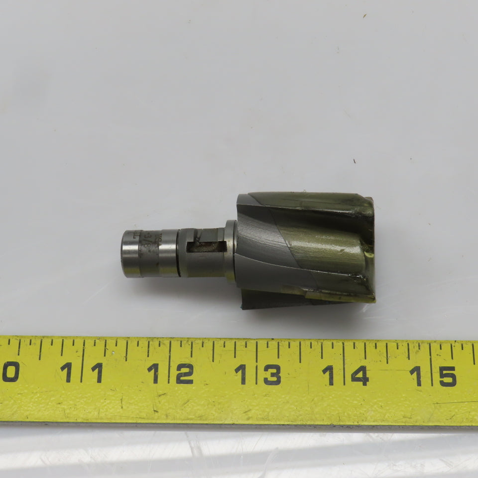 Hannibal 57844 1-3/8" OD Carbide Tipped Radial Drive Counterbore 9/16" 4 Flute