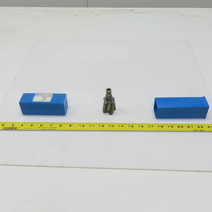 Hannibal 57844 1-3/8" OD Carbide Tipped Radial Drive Counterbore 9/16" 4 Flute