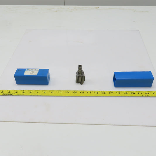 Hannibal 57844 1-3/8" OD Carbide Tipped Radial Drive Counterbore 9/16" 4 Flute
