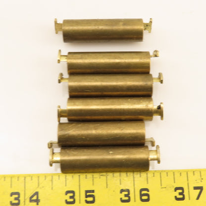 Chiyoda Style Brass Touch Union Nipple Vacuum Fitting Splice 4mm Tube Lot Of 6