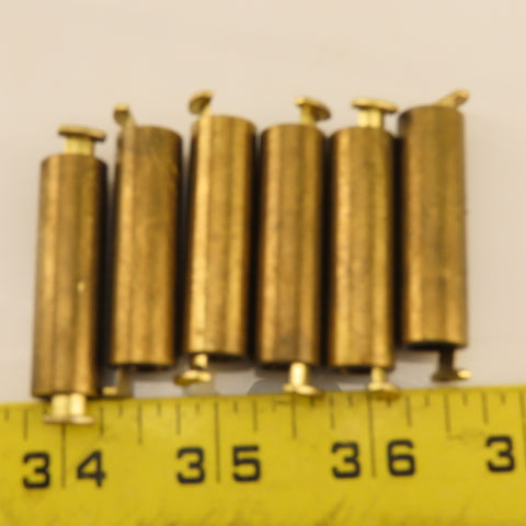 Chiyoda Style Brass Touch Union Nipple Vacuum Fitting Splice 4mm Tube Lot Of 6