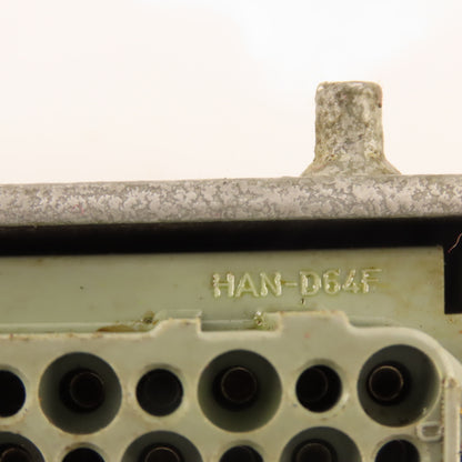 Harting Han-D64F 64 Pin Female Side Entry Cam Lock Style Connector Body