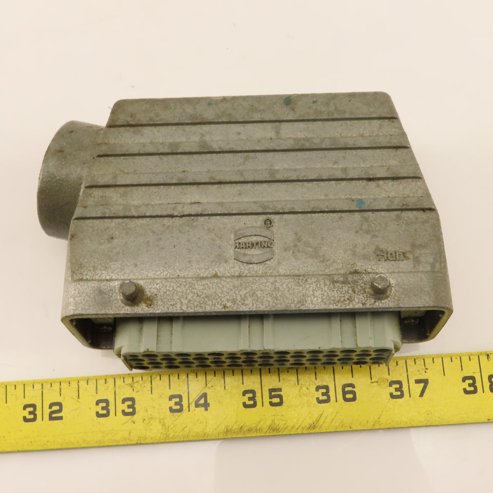 Harting Han-D64F 64 Pin Female Side Entry Cam Lock Style Connector Body