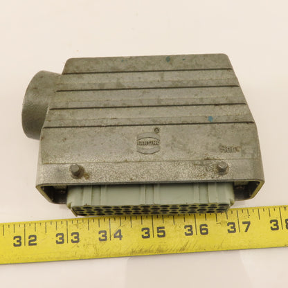 Harting Han-D64F 64 Pin Female Side Entry Cam Lock Style Connector Body