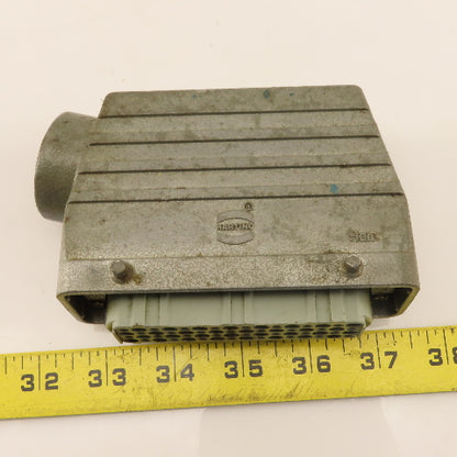 Harting Han-D64F 64 Pin Female Side Entry Cam Lock Style Connector Body