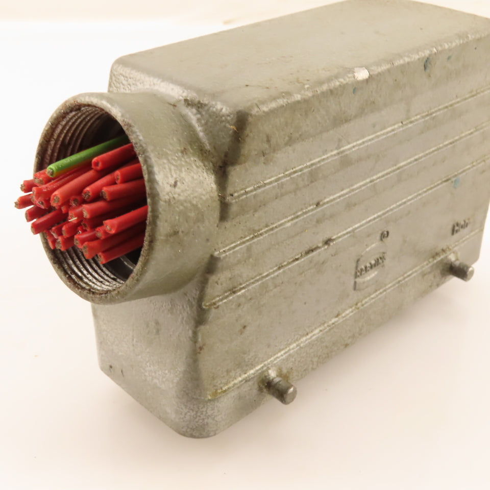 Harting Han-D64F 64 Pin Female Side Entry Cam Lock Style Connector Body