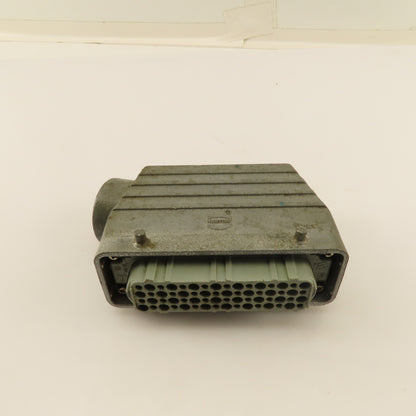 Harting Han-D64F 64 Pin Female Side Entry Cam Lock Style Connector Body