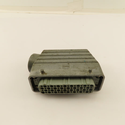 Harting Han-D64F 64 Pin Female Side Entry Cam Lock Style Connector Body