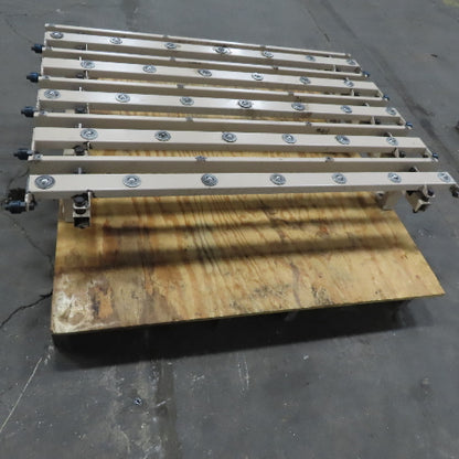52" x 35" Ball Transfer Gravity Roller Box Conveyor Table W/Legs