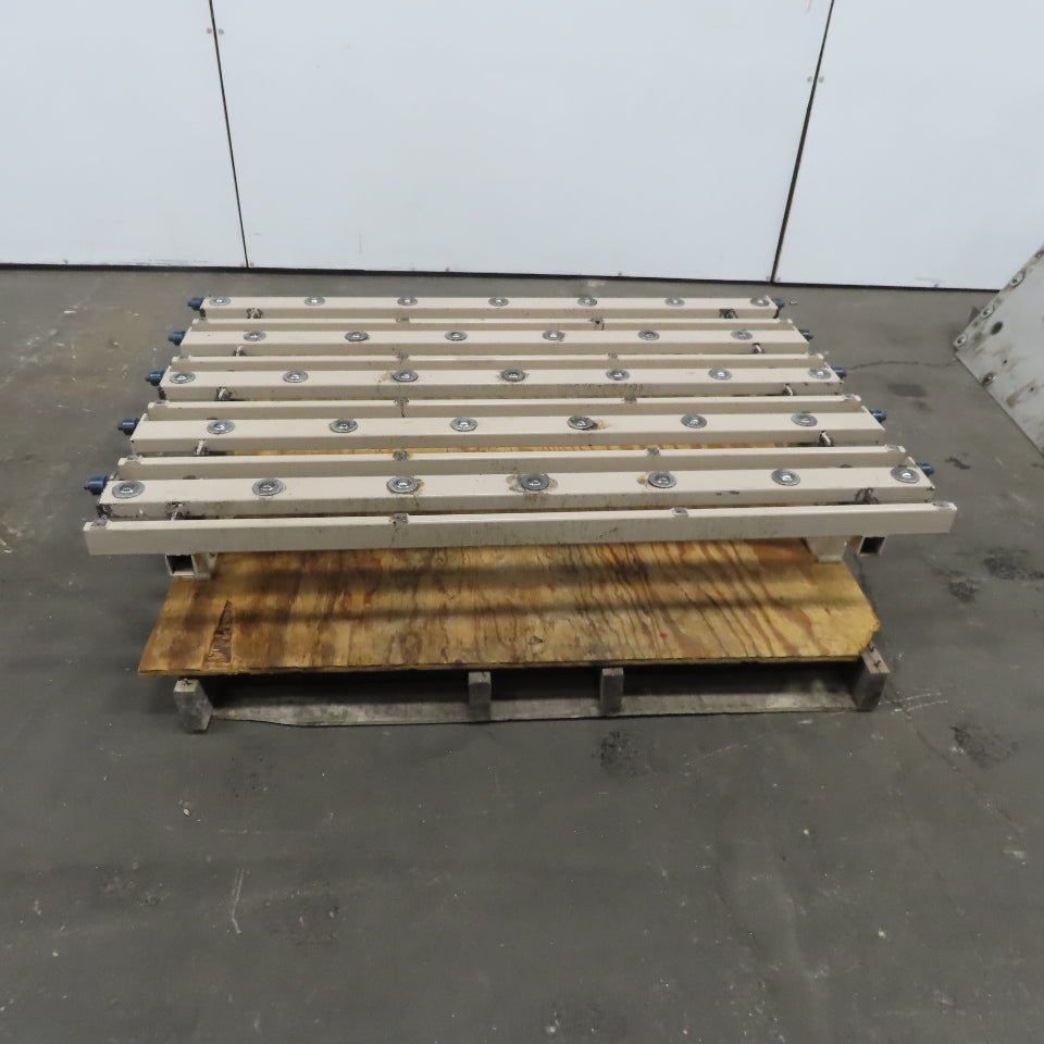 52" x 35" Ball Transfer Gravity Roller Box Conveyor Table W/Legs