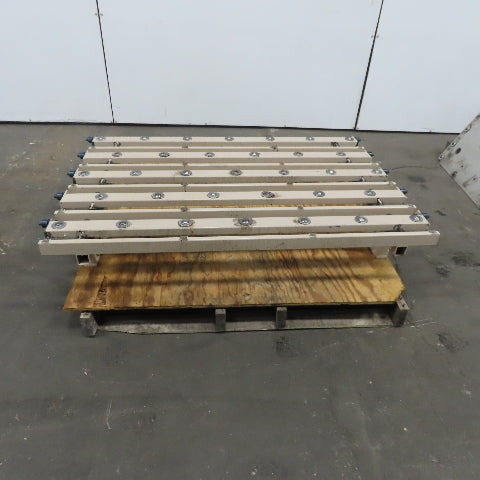 52" x 35" Ball Transfer Gravity Roller Box Conveyor Table W/Legs