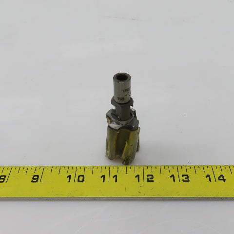 Hannibal Carbide 57832 1" Carbide Tipped Coolant Through Counterbore 4 Flute