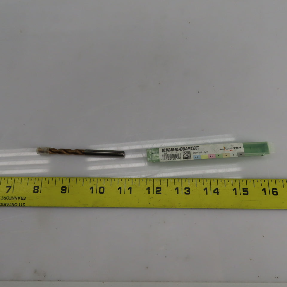 Walter ?DC160-05-05.400A0-WJ30ET 5.4mm 140° Right Hand Solid Carbide Drill Bit
