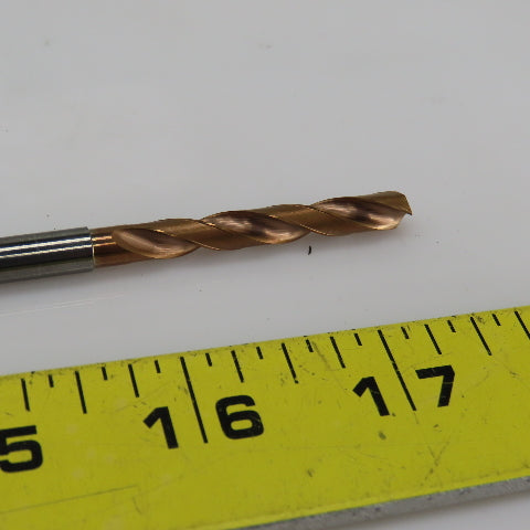 Walter A3379XPL 30° Solid Carbide Twist Drill 0.1969 Cut Diam 1.3780 Cut Length