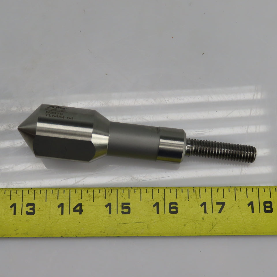 Riten N3979 Dead Center 1-9/16" Head 1-1/8" Diam 5" OAL 3/8"-16 Threads Lot/2