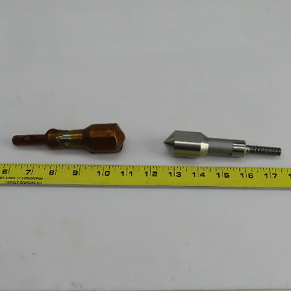Riten N3979 Dead Center 1-9/16" Head 1-1/8" Diam 5" OAL 3/8"-16 Threads Lot/2