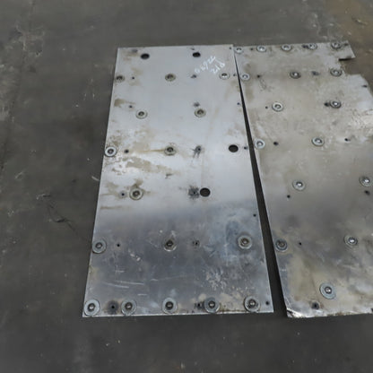 42" x 22"x.0145" Thick Ball Transfer Gravity Roller Aluminum Plates Lot of 2