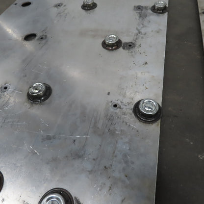 42" x 22"x.0145" Thick Ball Transfer Gravity Roller Aluminum Plates Lot of 2