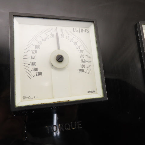 Bel Developments Analog Ammeter Torque High/Low Flow Monitor & Display