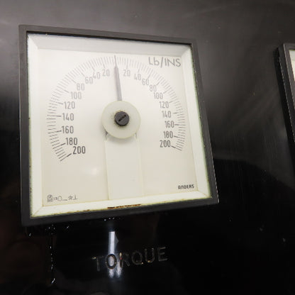 Bel Developments Analog Ammeter Torque High/Low Flow Monitor & Display