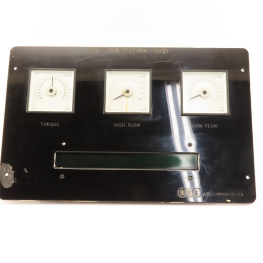 Bel Developments Analog Ammeter Torque High/Low Flow Monitor & Display