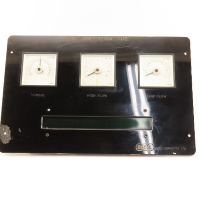 Bel Developments Analog Ammeter Torque High/Low Flow Monitor & Display
