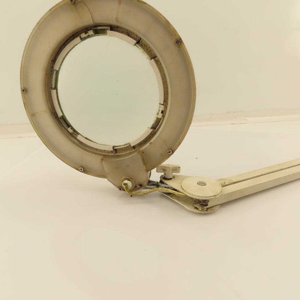Daylite D/E/U/A25030 15V DC Gooseneck Magnifying Task Light Lamp 5" View 46"