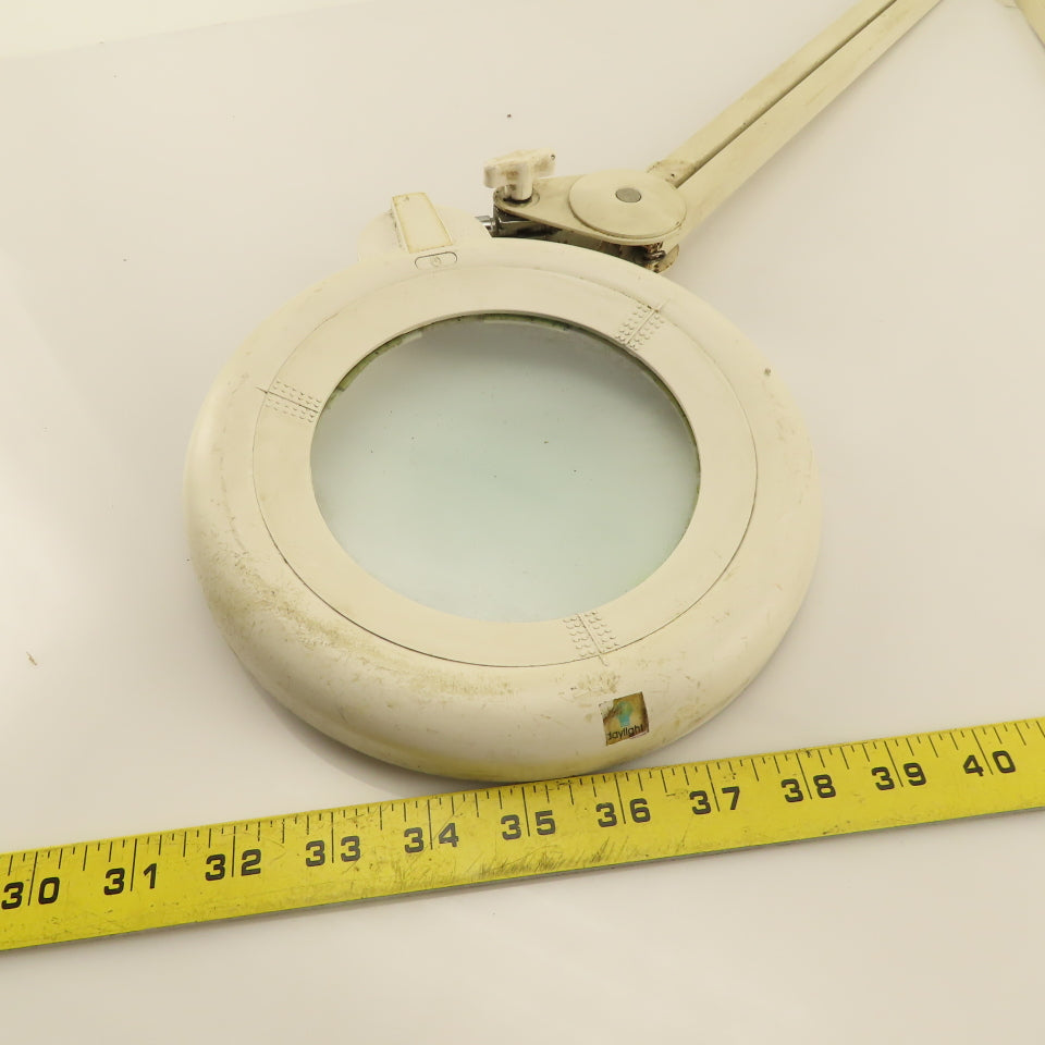 Daylite D/E/U/A25030 15V DC Gooseneck Magnifying Task Light Lamp 5" View 46"