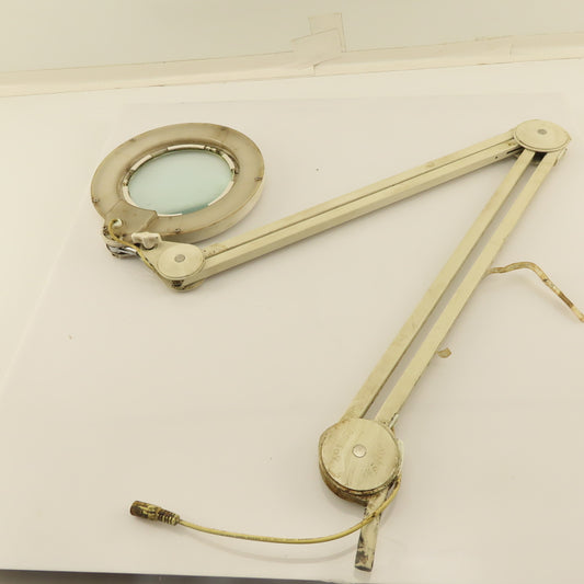 Daylite D/E/U/A25030 15V DC Gooseneck Magnifying Task Light Lamp 5" View 46"