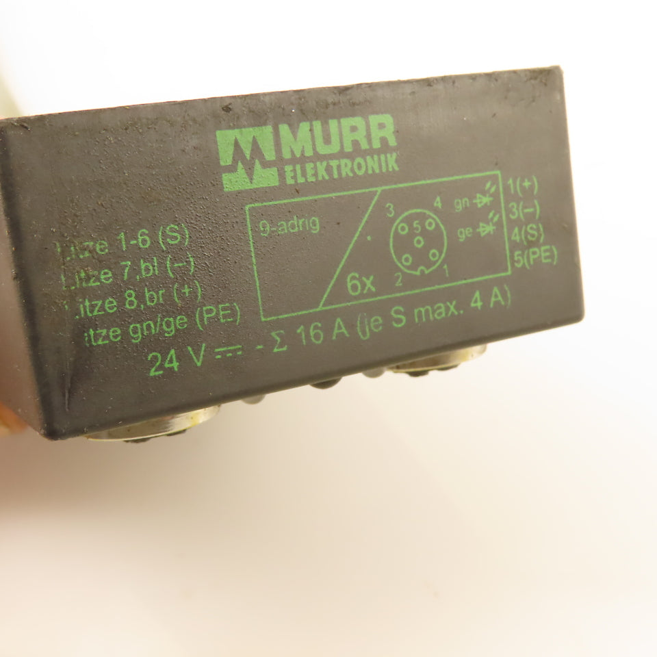 Murr 27814 6 x M12 Electrical Distribution Module 24VDC