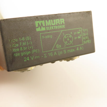 Murr 27814 6 x M12 Electrical Distribution Module 24VDC