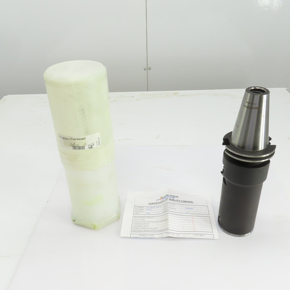 Walter Valenite A1200 Cat 50 End Mill Tool Holder 1.800" Hole 8-1/2" Projection