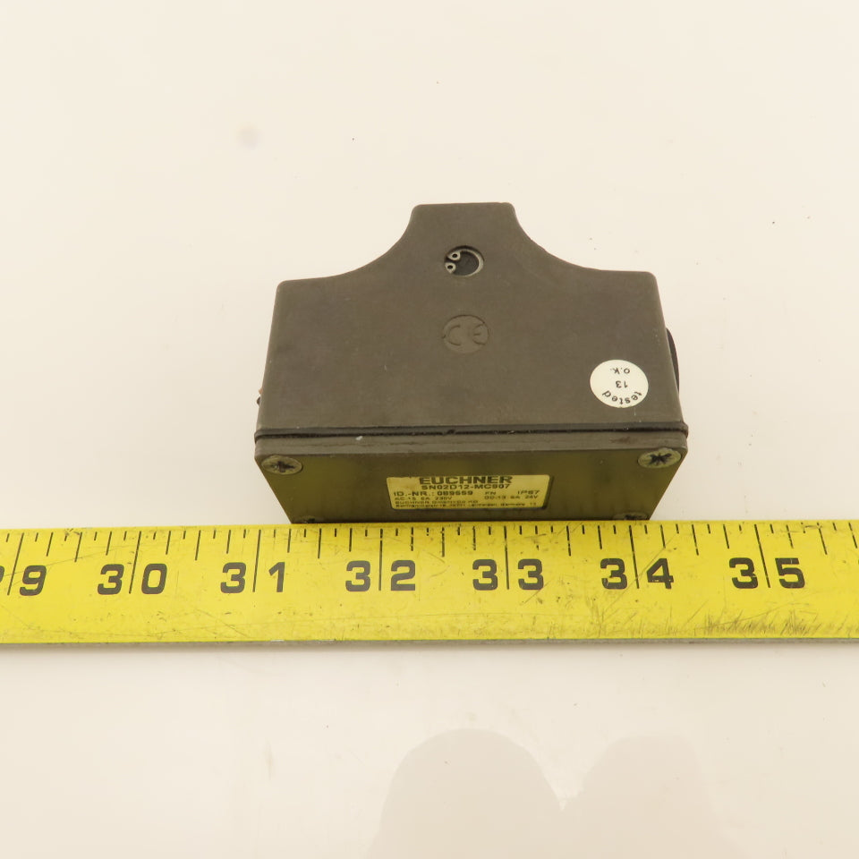 Euchner SN02D12-MC907 230V AC 24V DC 2 Position Chisel Tip Limit Switch