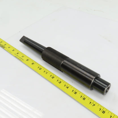 Slotting Cutter Arbor #4 Morse Taper 3/8-16 TPI 12-7/8" OAL