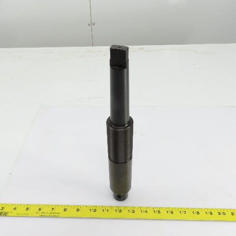 Slotting Cutter Arbor #4 Morse Taper 3/8-16 TPI 12-7/8" OAL