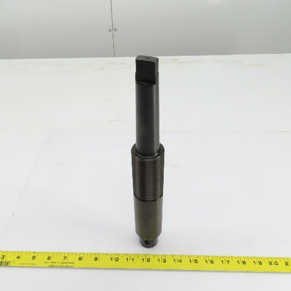 Slotting Cutter Arbor #4 Morse Taper 3/8-16 TPI 12-7/8" OAL