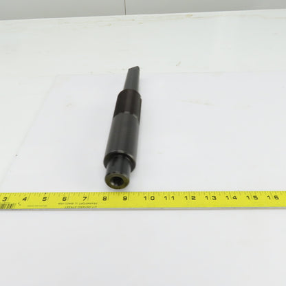 Slotting Cutter Arbor #4 Morse Taper 3/8-16 TPI 12-7/8" OAL